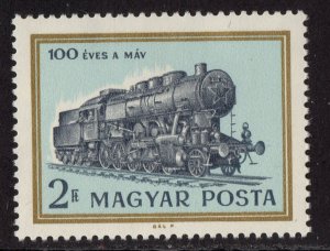 Thematic stamps HUNGARY 1968 STATE RAILWAY 2370 mint