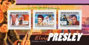 GUINEA 2012 SHEET ELVIS PRESLEY SINGERS MUSIC CINEMA