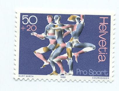 Switzerland-Scott's # B522 Man, Vitality & Movement - M NH