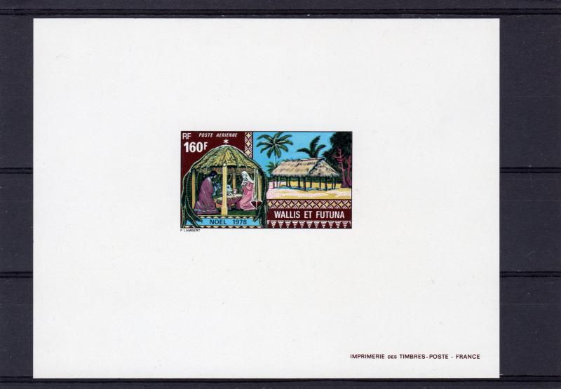 Wallis and Futuna Islands 1978 Sc#C83 Christmas (1) DELUXE SS  MNH VF