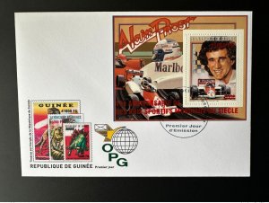 Guinea 2009 BU Mi. Bl 1716 Overloaded Formula 1 Alain Prost Marlboro Tobacco-