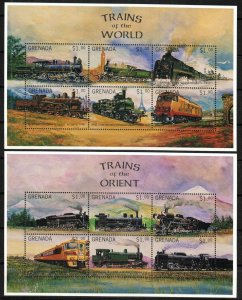 Grenada Stamp 2567-2568  - Trains