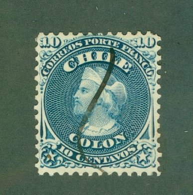 CHILE 18 USED CV $1.25 BIN $0.60