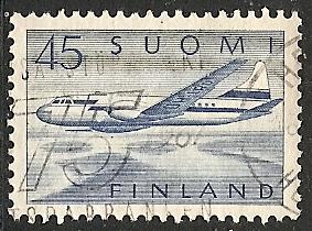 Finland C 7 Used 1959 1958 Convair 440 over Lakes