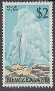 NEW ZEALAND 1968 $2 multicoloured Geyser fine MNH...........................P815