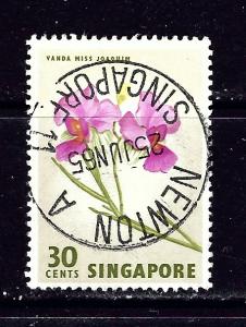 Singapore 65 Used 1963 Flowers