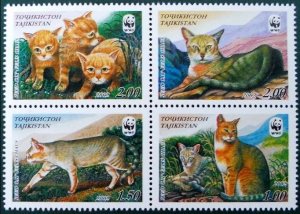 2002 Tajikistan 208-211VB WWF / Cats 8,00 €