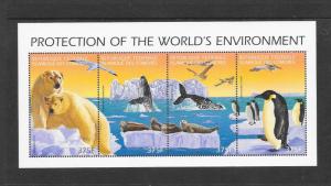 WHALES, PENGUINS, SEALS - COMORO ISLANDS #905  MNH