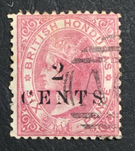 MOMEN: HONDURAS SG #23 1888 CROWN CC P12.5 USED LOT #61266