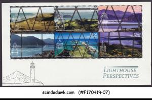 NEW ZEALAND - 2019 LIGHTHOUSE PERSPECTIVES - MIN. SHEET - MINT NH