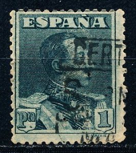 Spain #342 Perfin Used
