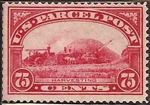 US Stamp #Q11 75c MHR Harvesting CV$95