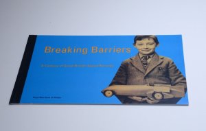 Great Britain Breaking Barriers Speed Record Century Royal Mail Stamp Booklet