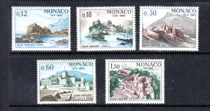 MONACO 619-623 MNH VF Palace of Monaco 18th Century