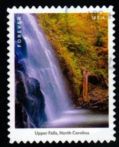 SC# 5800l - (66c) - Waterfalls Upper No. Car. - 12 of 12 Used Single Off paper