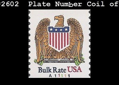US #2602 MNH PNC1 Pl # A11111 Eagle & Shield
