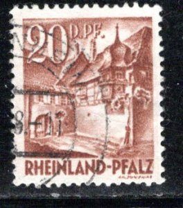 Germany - under French occupation Scott # 6N23, used