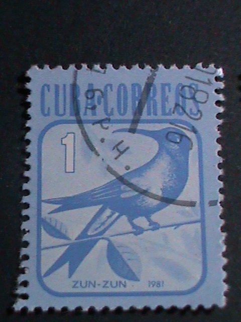 ​CUBA-BIRDS AND RARE ANIMALS OF CUBA FAMOUS USED STAMPS-SET-VERY FINE