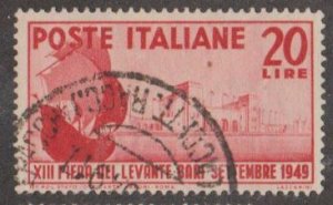 Italy Scott #525 Stamp - Used Single