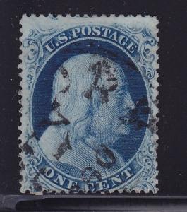 22 F-VF used neat cancel with nice color cv $ 500 ! see pic !