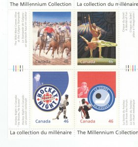 CANADA MINT SOUVENIR SHEET - SCOTT NO. 1819 - MILLENNIUM COLLECTION. mint