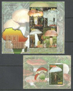 A0601 2006 Liberia Flora Nature African Mushrooms Mushroom World 1Kb+1Bl Mnh