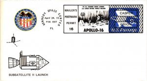 1972 Apollo 16 Space Event - Unknown Cachets