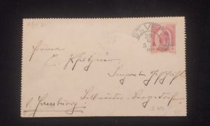 O) 1906 AUSTRIA,  ST. VEIT, EMPEROR FRANZ JOSEF, 10kr,  POSTAL STATIONERY CIRCUL