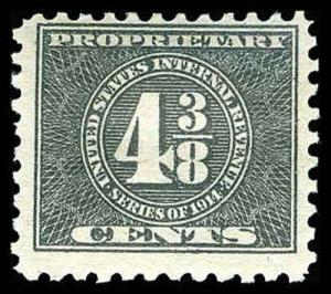 U.S. REV. PROPRIETARY RB59  Mint (ID # 83749)