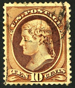 U.S. #187 USED TINY THINS