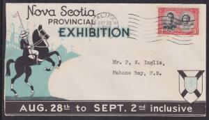 Canada Sc 248 on colorful 1939 Provincial Exhibition Cover