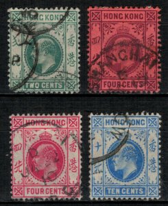 Hong Kong #88-90,5  CV $2.90