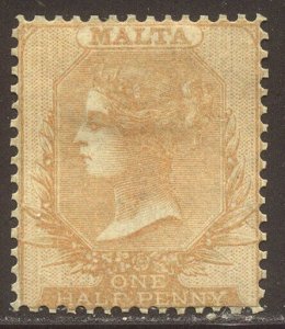 Malta 1 SG 3 MHR VF 1863 SCV $900.00