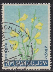 Lebanon C397 Yellow Broom 1964