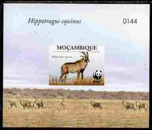 Mozambique 2009 WWF - Antelope Hippotragus equinus imperf...