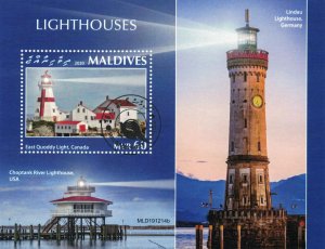 MALDIVE 2020 - Lighthouses / minisheet