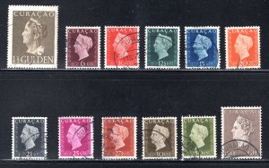 Netherlands Antilles #184, 188-198 VF, Used, CV $33.75 ....  4210106