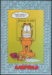 Guinea 1999 MNH 1500fr Garfield grinning Sheet of 1