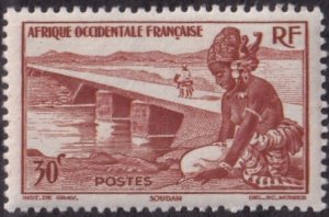 French West Africa #37 Mint