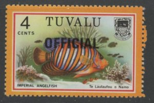 Tuvalu O3 ** mint NH official fish (2204 135)