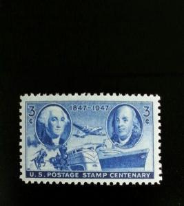 1947 3c U.S. Postage Stamp Centenary Scott 947 Mint F/VF NH