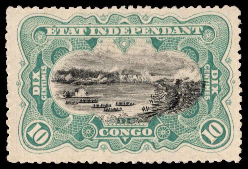 Belgian Congo Scott 18 Unused no gum.