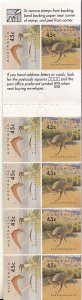 Australia 1993 Booklet Sc #1349a 45c Ornithocheirus, Leaellynasaura - Dinosaurs