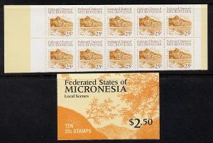 Booklet - Micronesia 1988 $2.50 booklet complete and find...