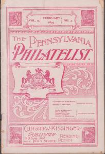 The Pennsylvania Philatelist - February 1894 No.3