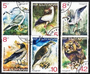 Bulgaria Scott 3328A-28F complete set F to VF CTO. Free...