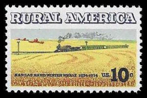 PCBstamps   US #1506 10c Rural American - Wheat, MNH, (25)