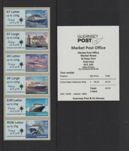 2023 Guernsey - Post & Go - Visiting Cruise Ships - Christmas O/P - CDGG23 GG05