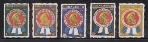 Cuba Scott# 701-702 & C226-C228 MNH