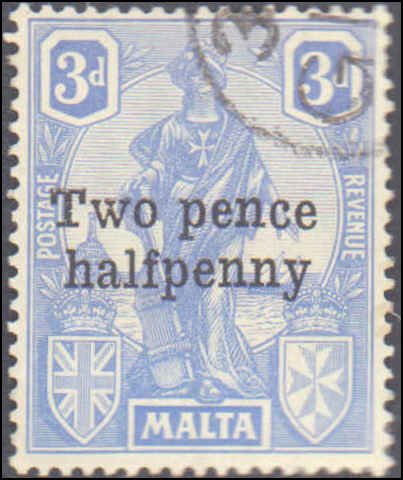 Malta #115, Complete Set, 1925, Used